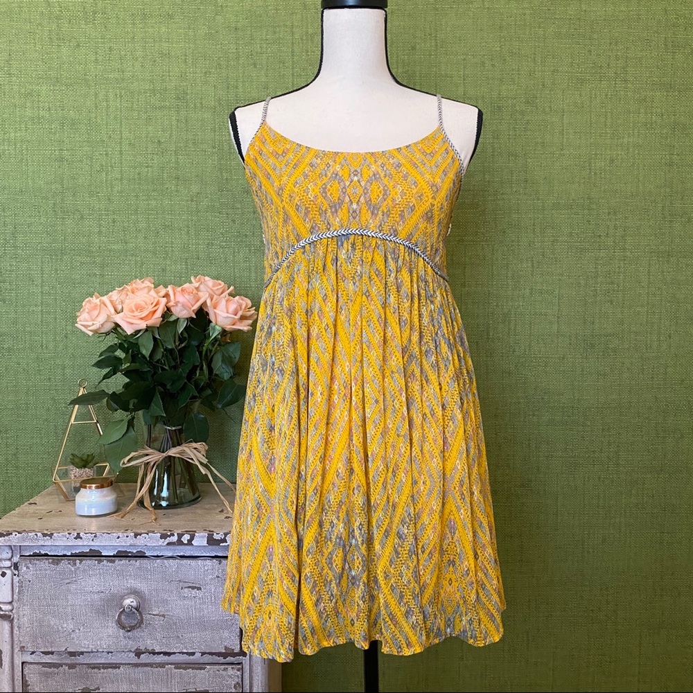 Yellow Free People Summer Dress